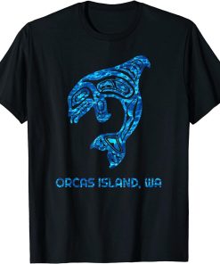 Orcas Island Washington Native American Orca Killer Whale T-Shirt