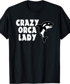 Funny Killer Whale Ladies Design Orcas T-Shirt