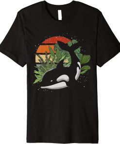 Aquarist Orca Sea Animal Ocean Diver Gift Retro Killer Whale Premium T-Shirt