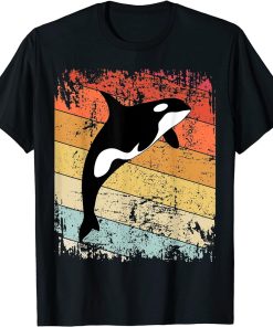 Vintage Orca Whale Shirt, Retro Killer Whale T-Shirt