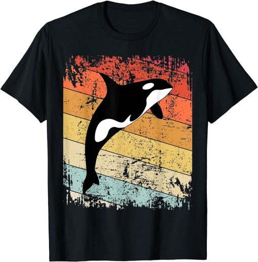 Vintage Orca Whale Shirt, Retro Killer Whale T-Shirt